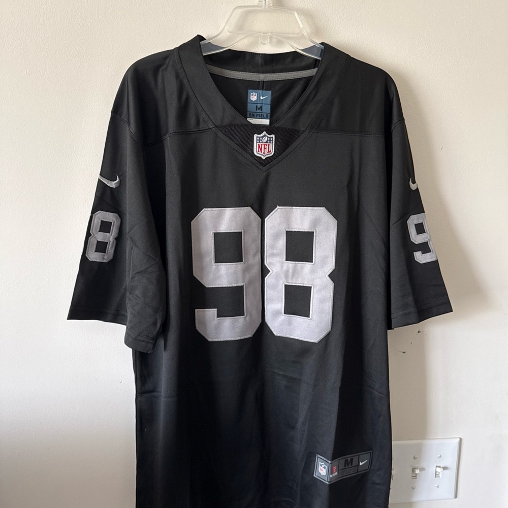 NFL Black and Gray Men's Jersey